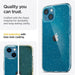 Калъф Spigen Liquid Crystal Glit за iPhone 13 mini прозрачен