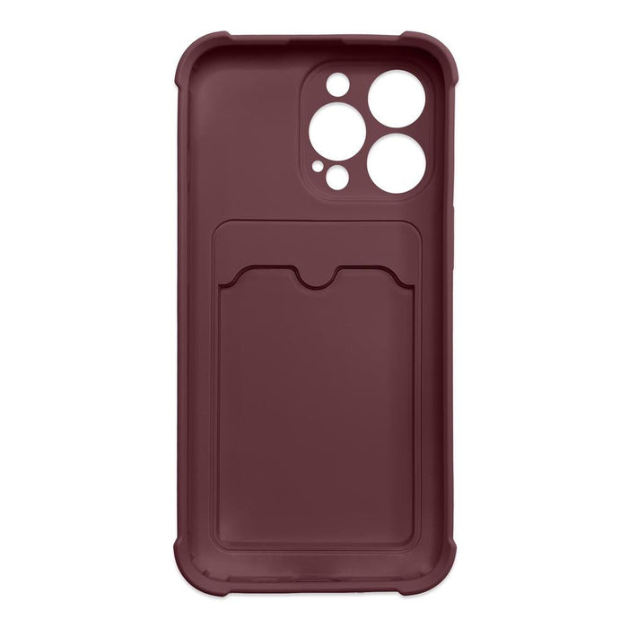 Кейс с отделение за карти HQWear за Xiaomi Redmi 10X 4G/Xiaomi Redmi Note 9, Тъмнолилав