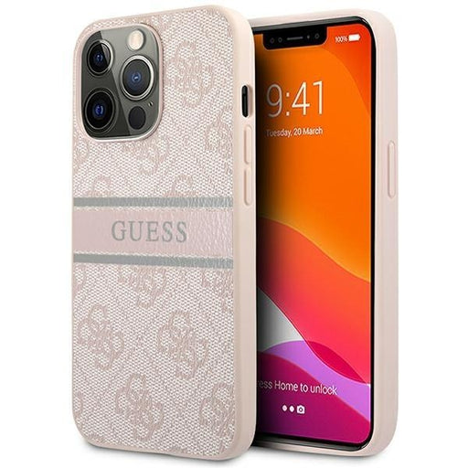 Калъф Guess GUHCP13L4GDPI за iPhone 13 Pro / 6.1’ розов