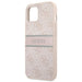 Калъф Guess GUHCP13S4GDPI 4G Stripe за iPhone 13 mini розов