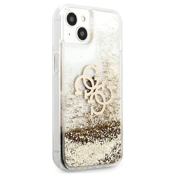 Калъф Guess Apple iPhone 13 Mini Big 4G Liquid Glitter