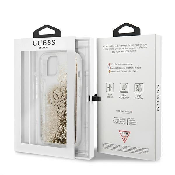 Калъф Guess Apple iPhone 13 Mini Big 4G Liquid Glitter
