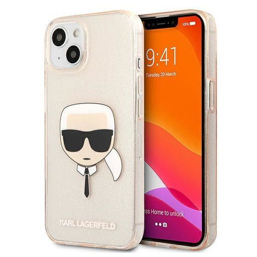 Калъф Karl Lagerfeld Apple iPhone 13 TPU Full Glitter