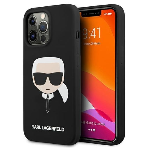 Калъф Karl Lagerfeld KLHCP13XSLKHBK Silicone Karl`s