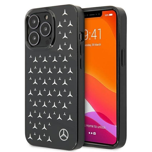 Калъф Mercedes MEHCP13XESPBK Stars Pattern за iPhone