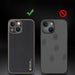 Калъф Dux Ducis Yolo от TPU и кожа за iPhone 13 mini оранжев