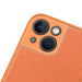 Калъф Dux Ducis Yolo от TPU и кожа за iPhone 13 mini оранжев