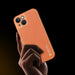 Калъф Dux Ducis Yolo от TPU и кожа за iPhone 13 mini оранжев