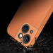 Калъф Dux Ducis Yolo от TPU и кожа за iPhone 13 mini оранжев