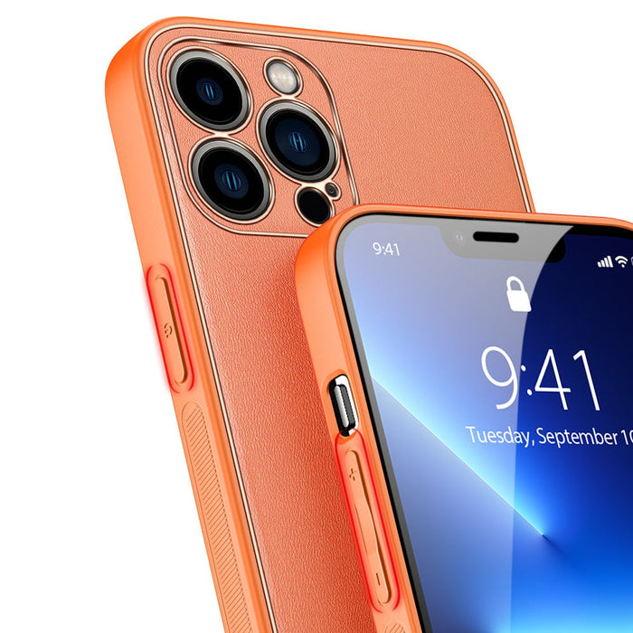 Калъф Dux Ducis Yolo от TPU и кожа за iPhone