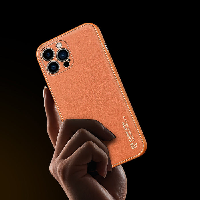 Калъф Dux Ducis Yolo от TPU и кожа за iPhone