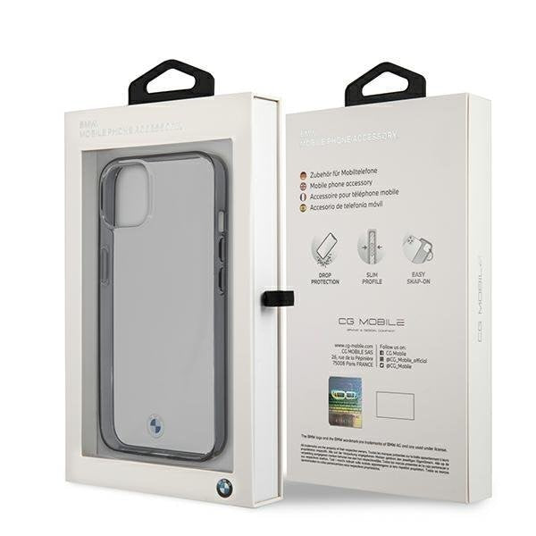 Калъф BMW BMHCP13SPCUMRBK Signature Collection, за iPhone 13 mini, прозрачен