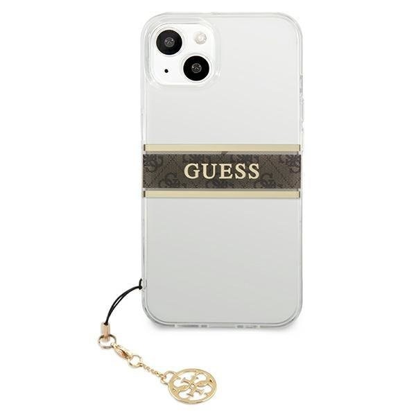 Калъф Guess GUHCP13SKB4GBR 4G Strap Charm за iPhone