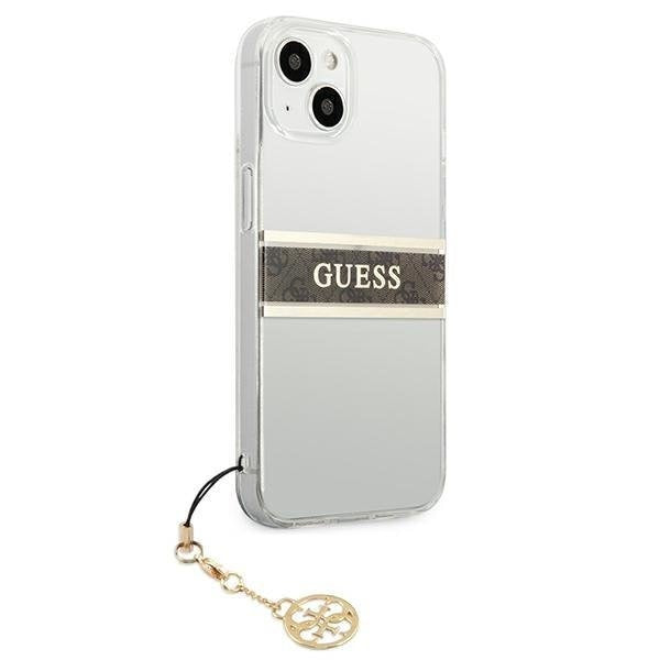 Калъф Guess GUHCP13SKB4GBR 4G Strap Charm за iPhone