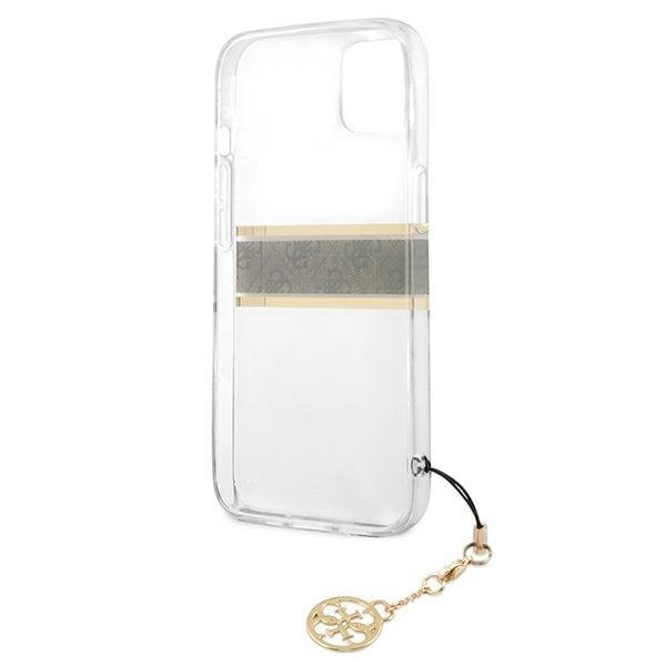 Калъф Guess GUHCP13SKB4GBR 4G Strap Charm за iPhone