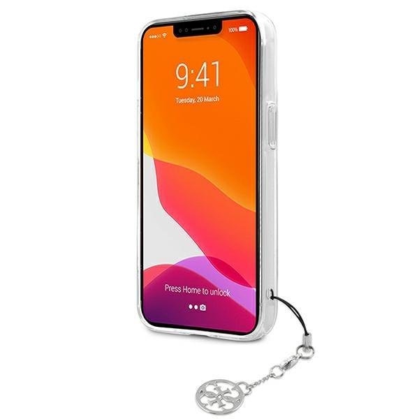 Калъф Guess GUHCP13SKB4GGR 4G сив Strap Charm за