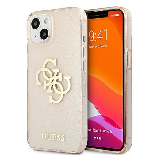 Калъф Guess GUHCP13SPCUGL4GGO Glitter 4G Big Logo за