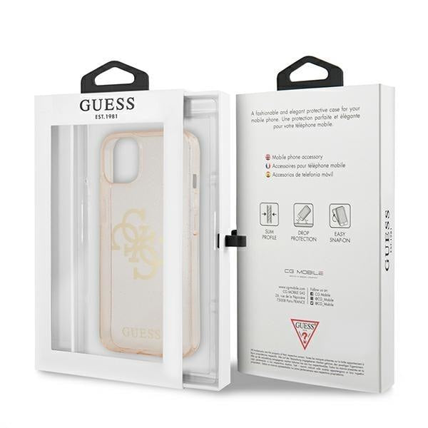 Калъф Guess GUHCP13SPCUGL4GGO Glitter 4G Big Logo за