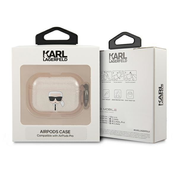 Калъф Karl Lagerfeld KLAPUKHGD Glitter Karl`s Head