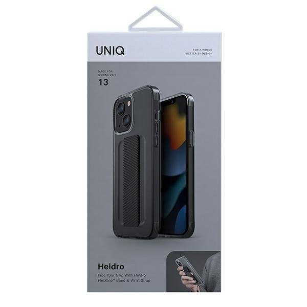 Калъф UNIQ Heldro за iPhone 13 сив