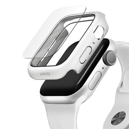 Калъф UNIQ Nautic за Apple Watch Series 4 5 6 SE 44mm бял