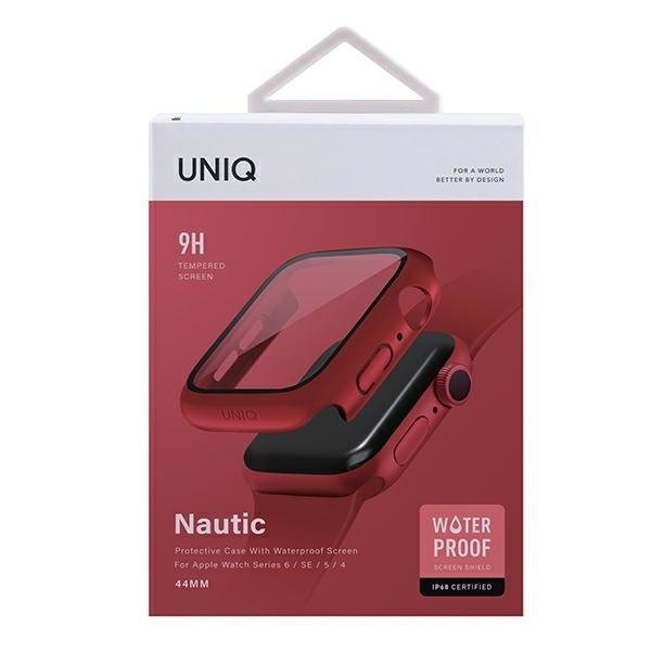 Калъф UNIQ Nautic за Apple Watch Series 4 5 6 SE 44mm червен