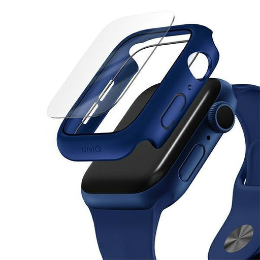 Калъф UNIQ Nautic за Apple Watch Series 4 5 6 SE 44mm син