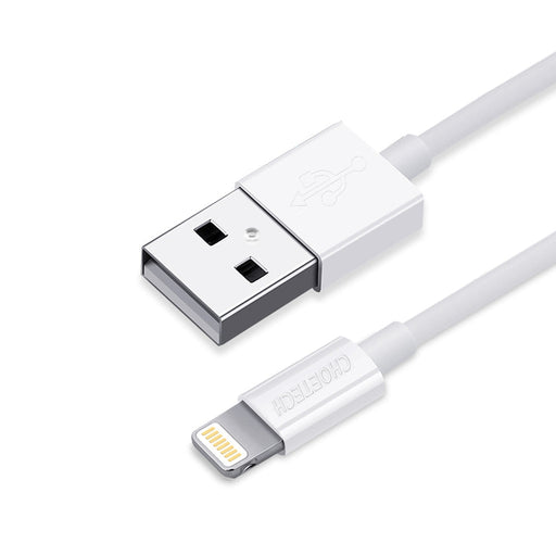 Кабел Choetech IP0027 USB - A към Lightning MFI 1.8m бял