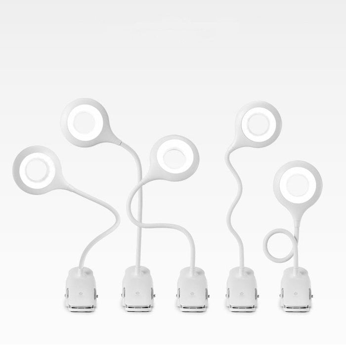 Безжична LED лампа с клипс HQWear micro USB кабел Черен