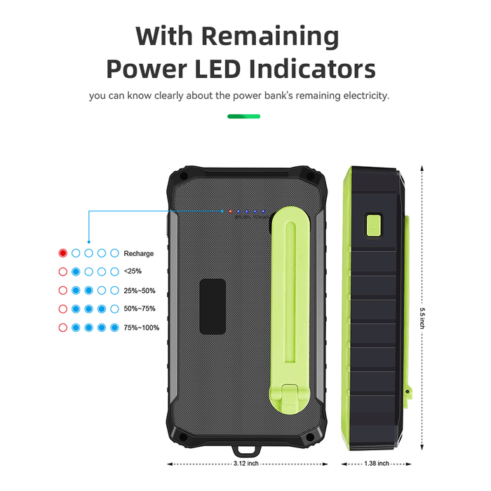 Преносима батерия HQwear 12000mAh