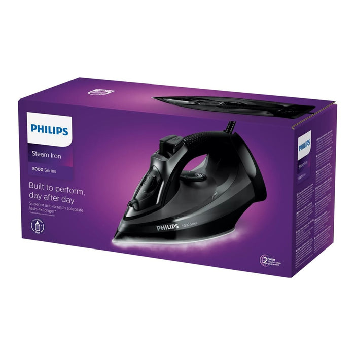 PHILIPS Парна Ютия Series 5000 черен цвят