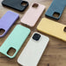 Силиконов кейс Eco Case за iPhone 12 Mini Жълт
