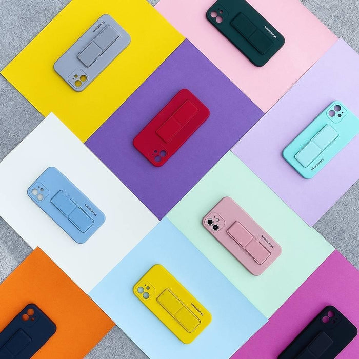 Калъф Wozinsky Kickstand със стойка за iPhone 13 Pro жълт