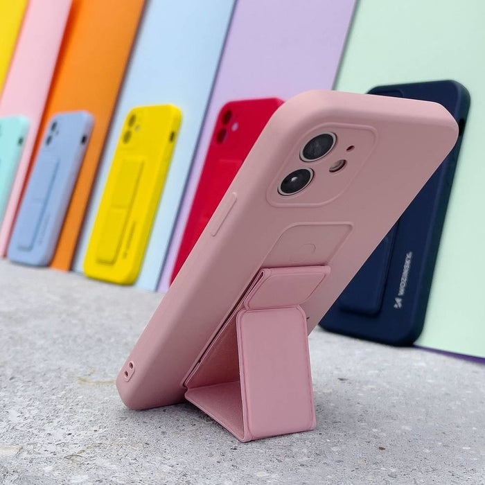 Калъф Wozinsky Kickstand със стойка за iPhone 13 mini син