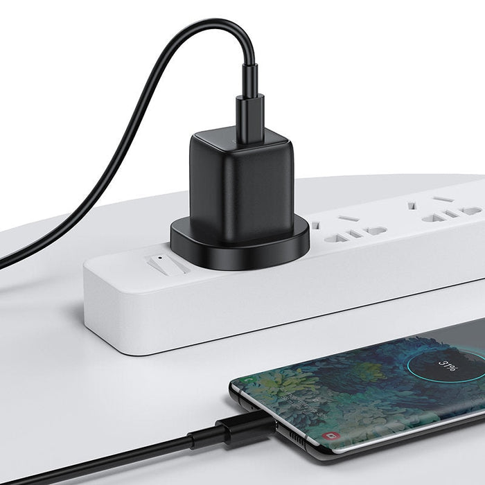 Мини зарядно устройство Joyroom PD 25W EU стандарт Черен