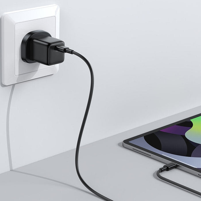 Мини зарядно устройство Joyroom PD 25W EU стандарт Черен