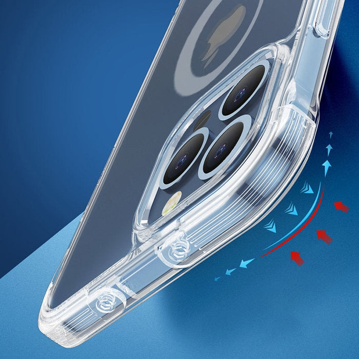 Калъф Joyroom Defender magnetic, за iPhone 13 Pro, прозрачен, MagSafe съвместим