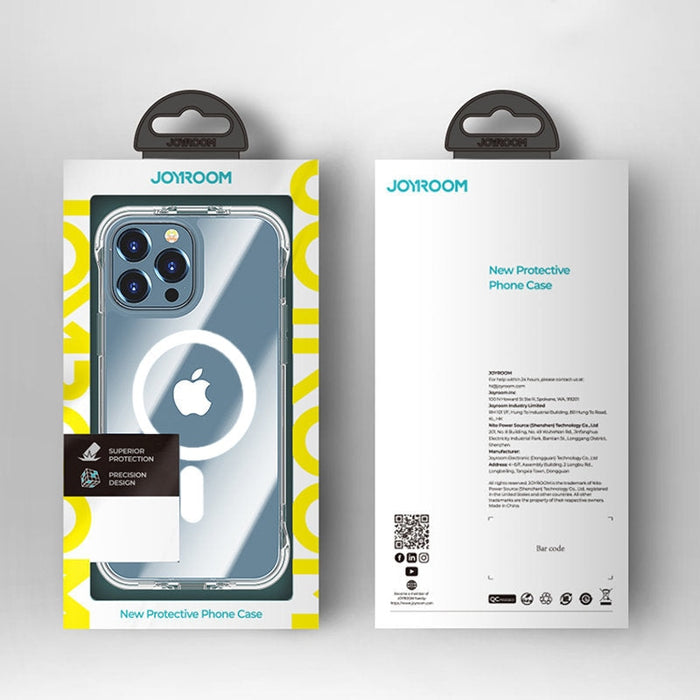 Калъф Joyroom Defender magnetic, за iPhone 13 Pro, прозрачен, MagSafe съвместим