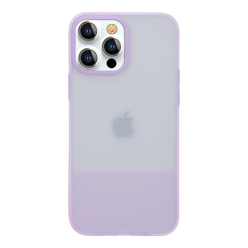 Калъф Kingxbar Plain Series за iPhone 13 Pro силиконов лилав