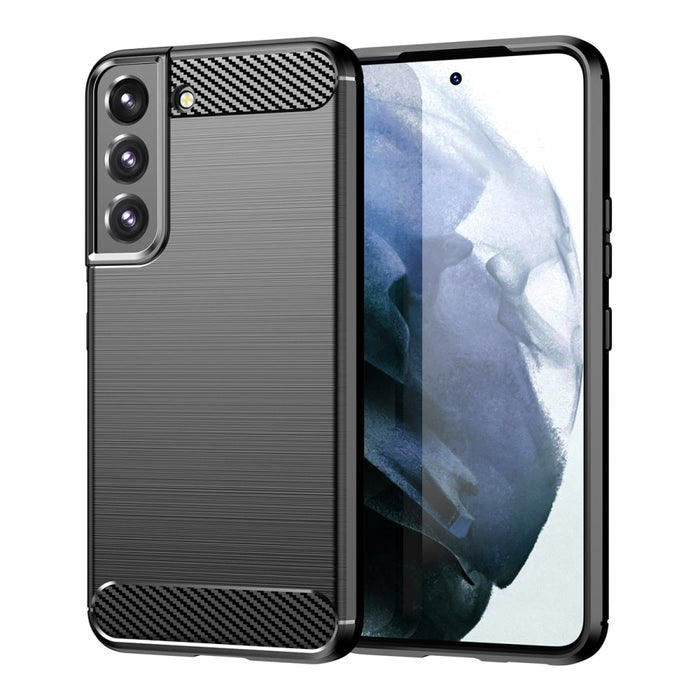 Кейс от TPU материал HQWear за Samsung Galaxy S22 + (S22 Plus), Черен