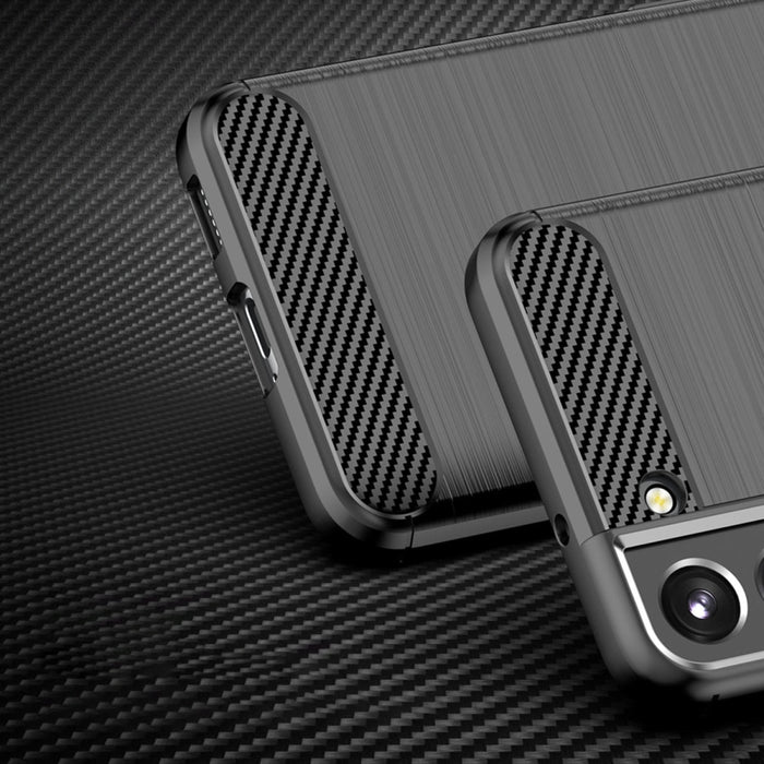 Кейс от TPU материал HQWear за Samsung Galaxy S22 + (S22 Plus), Черен