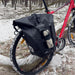 Водоустойчив багажник за велосипед 2в1 Wozinsky 25l Черен