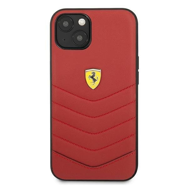 Калъф Ferrari FEHCP13SRQUR Off Track Quilted, за iPhone 13 mini, червен