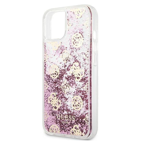 Калъф Guess GUHCP13SLGPEPI Peony Liquid Glitter за