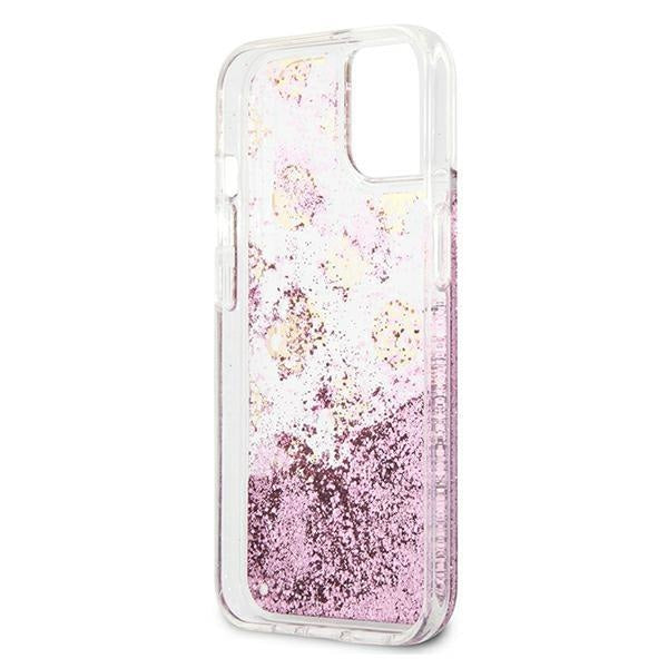 Калъф Guess GUHCP13SLGPEPI Peony Liquid Glitter за