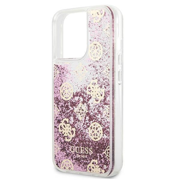 Калъф Guess GUHCP13XLGPEPI Peony Liquid Glitter за
