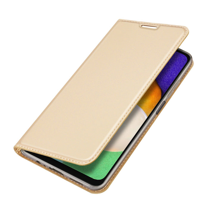 Флип кейс DUX DUCIS Skin Pro за Samsung Galaxy A13 5G, Златен