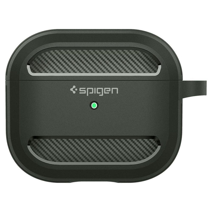 Кейс Spigen Rugged Armor за Apple Airpods 3 Тъмнозелен