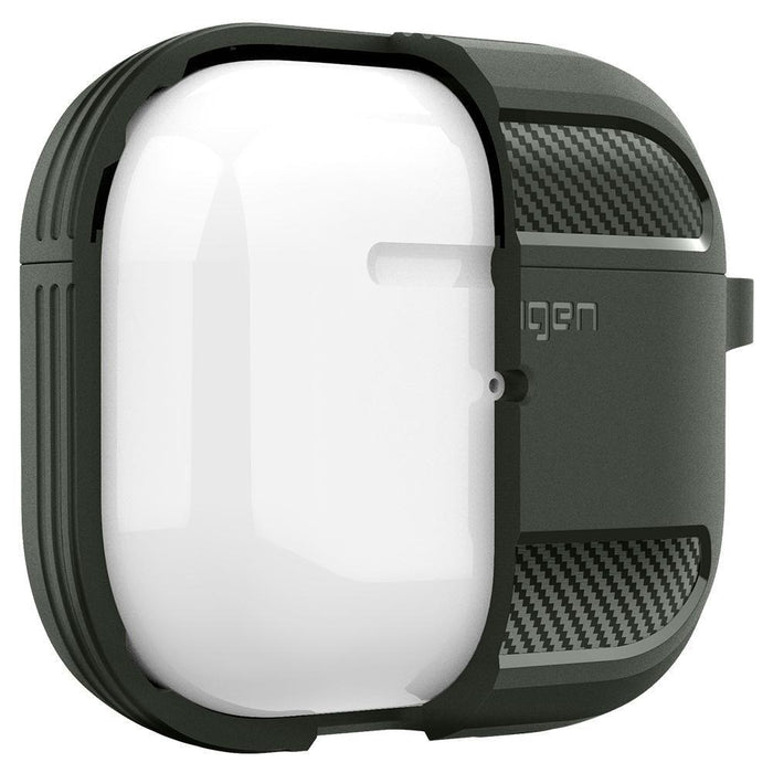 Кейс Spigen Rugged Armor за Apple Airpods 3 Тъмнозелен