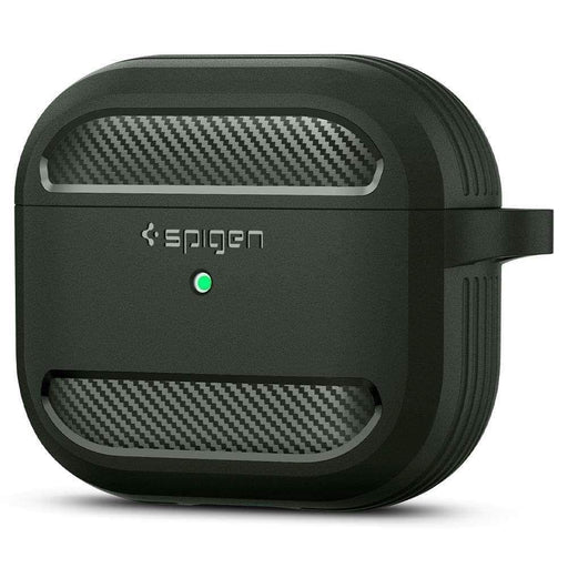 Кейс Spigen Rugged Armor за Apple Airpods 3 Тъмнозелен